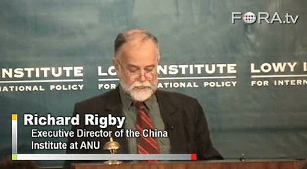 Richard Rigby on How to Deal with Rising China