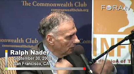 Ralph Nader Hopes for Third Party Shakeup