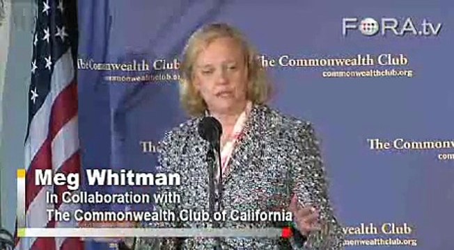 Meg Whitman on Her Career Transition from eBay to McCain