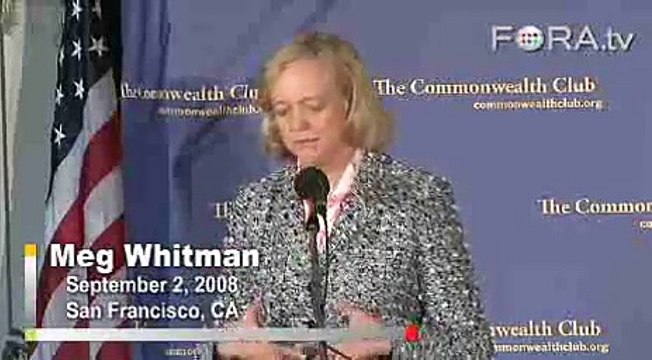Meg Whitman - California No Longer Leads in Innovation