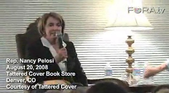 Nancy Pelosi Argues Against Offshore Drilling