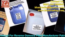 Antiscalant Chemicals For R.O Plant Supplier KHASTRADING Karachi Pakistan