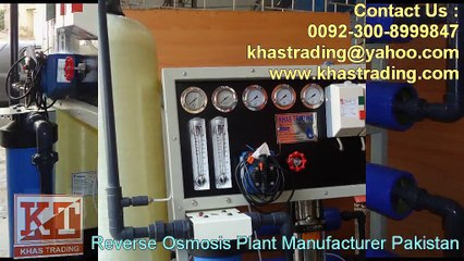 6000 GPD Reverse Osmosis Plant Karachi Pakistan