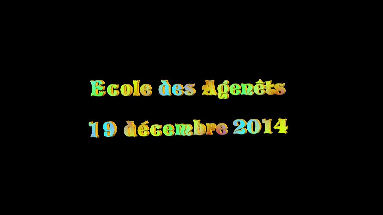 Ecole des Agenêts - Concert des élèves le 19 décembre 2014 (Version audio - publique)