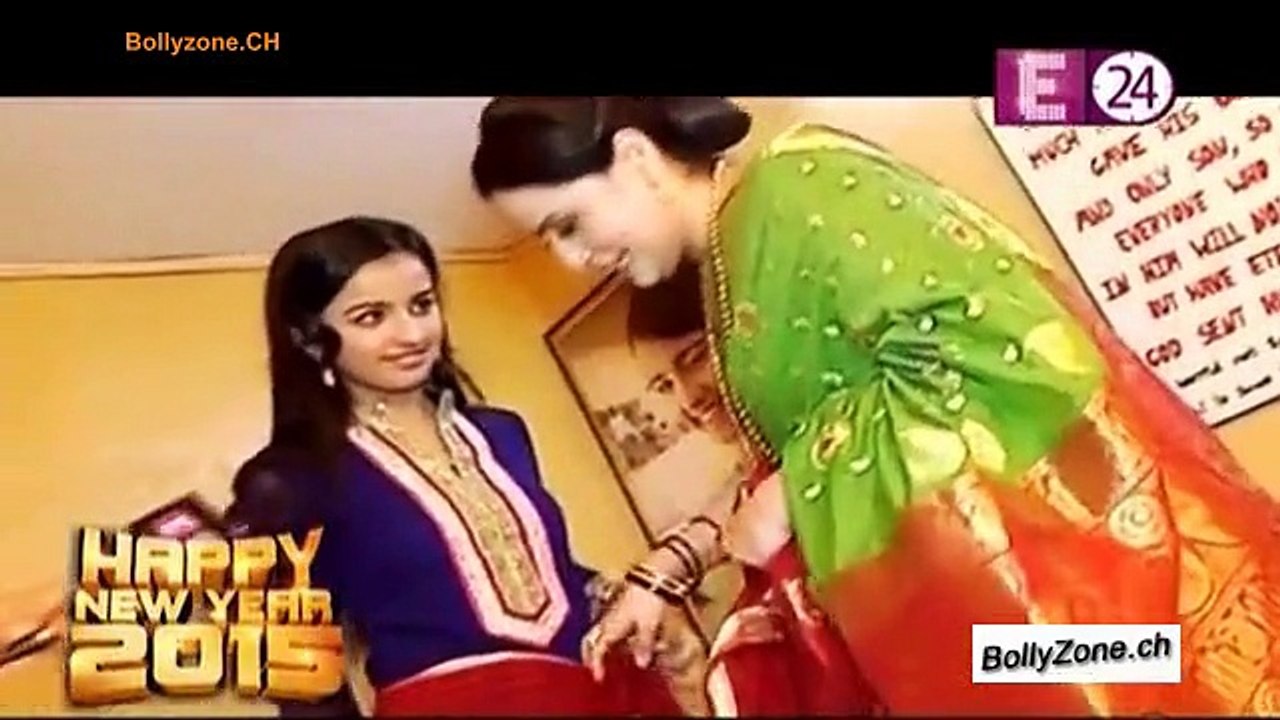 Rachna Ne Seekha Saree Pehena!! - Sapne Suhane Ladakpan Ke - 1st Jan 2015