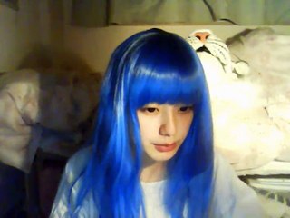 【ニコ生】ワダちゃん青髪ウイッグで放送2014/08/05【ワダ、ゲストちゃん】