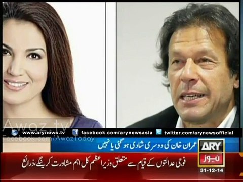 Imran ties knot with Reham; mystery still unresolved