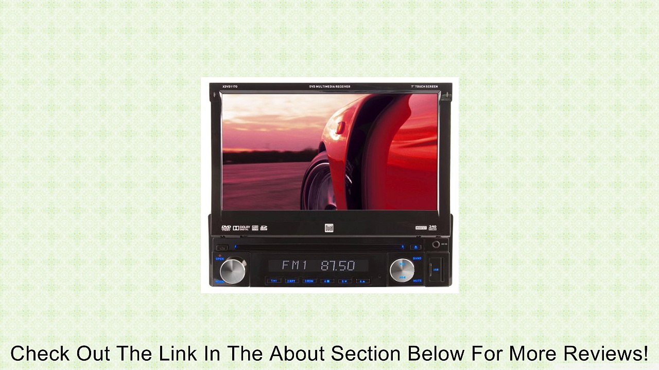 Dual XDVD1170 In-Dash 7-Inch Touchscreen DVD/MP3/WMA Car Stereo Receiver with Direct USB iPod Control and SD Card Reader Review