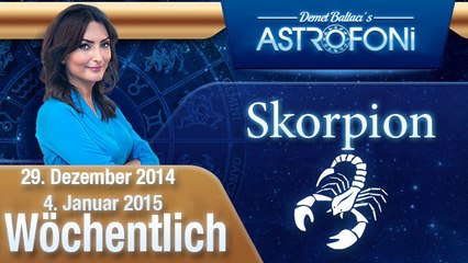 Monatliches Horoskop zum Sternzeichen Skorpion (29  Dezember-04  Januar 2015)