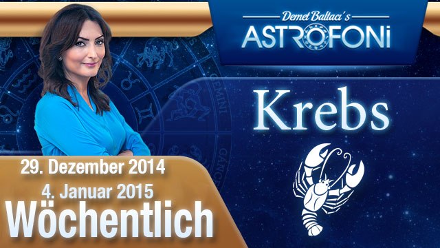 Monatliches Horoskop zum Sternzeichen Krebs (29 Dezember-04 Januar 2015)