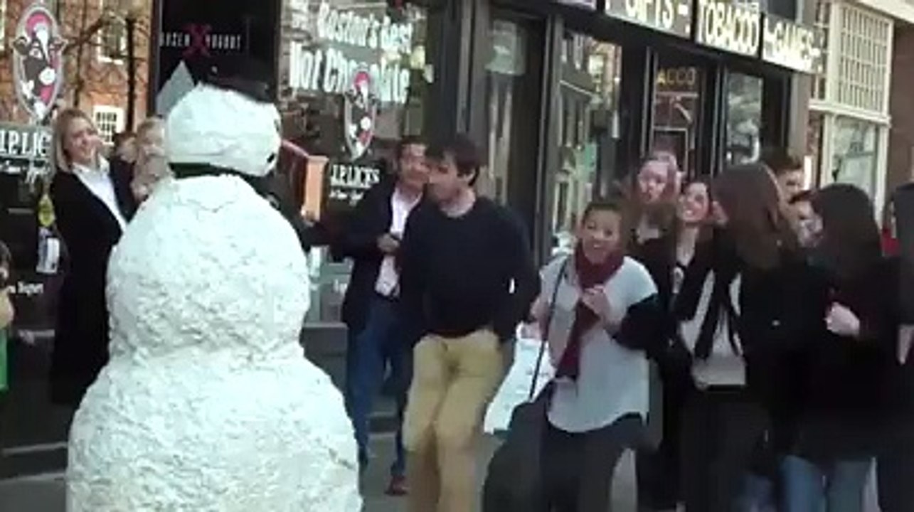 Snowman Funny Prank 2015