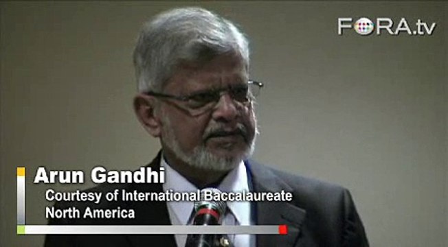 Arun Gandhi and the Sunanda Gandhi Memorial School