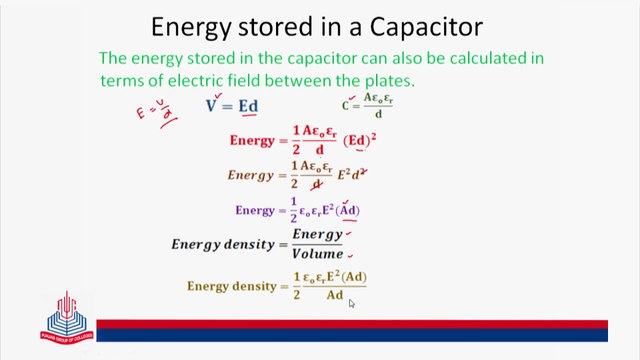 Energy Stored In A Capacitor Video Dailymotion