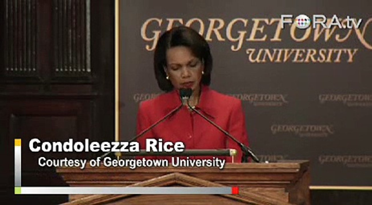 Condoleezza Rice: A Plan for Transformational Diplomacy