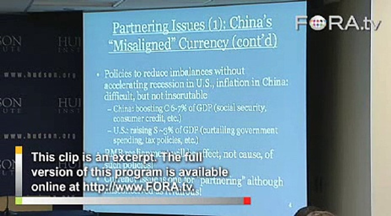 Charles Wolf: Correcting the US-China Economic Imbalance