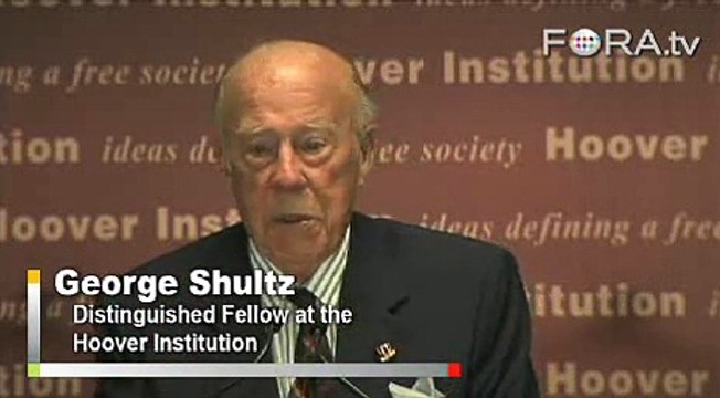 George Shultz: Changing Reactions to Nuclear Disarmament