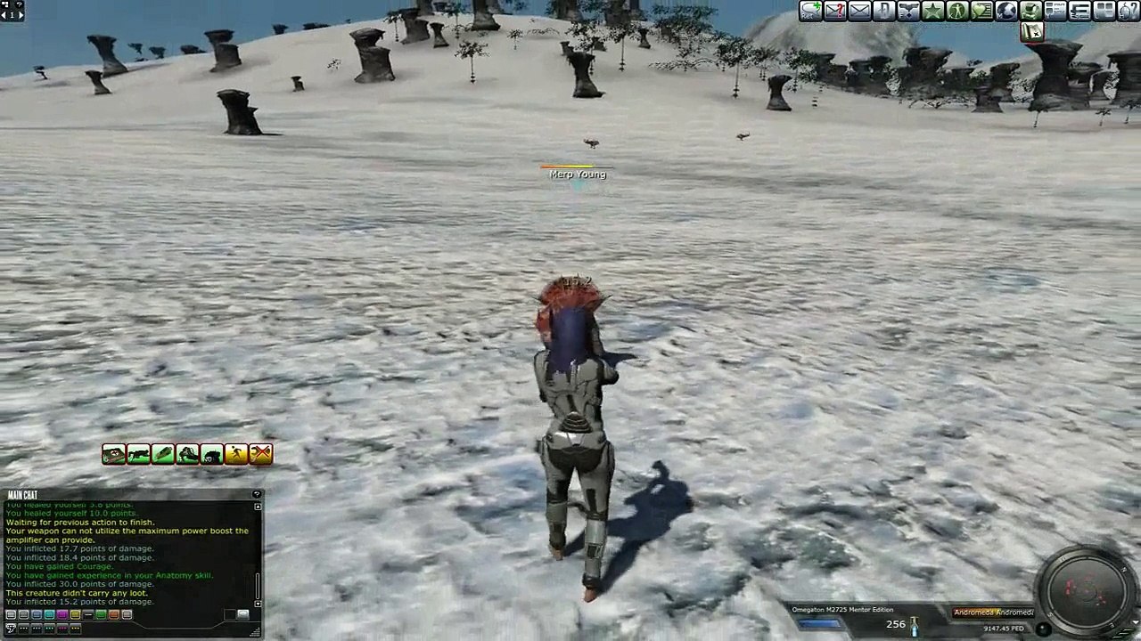 Entropia Universe Merp hunting