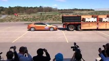 Duran Tıra Çarpan  Volvo   Sağlamlık Testi