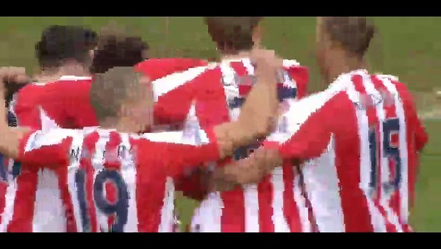 Shawcross Goal Stoke City 1-0 Manchester United 01-01-2015