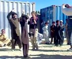 US Army Girl Dancing with Pathan Boys on Pashto Song