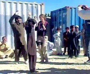 US Army Girl Dancing with Pathan Boys on Pashto Song