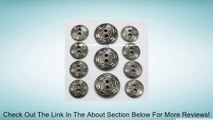 NEW Premium ANTIQUE SILVER Finished ~2-HOLE SEW-THROUGH~ ~DETAILED PAISLEY FILIGREE~ METAL FASHION BUTTON SET ~ 11-Piece Set of Heavier Weight Solid Metal Fashion Buttons For Single Breasted Blazers, Sport Coats, Jackets & Uniforms ~ METALBLAZERBUTTONS.CO