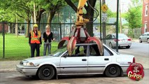 Car Crushed In a Cube Prank