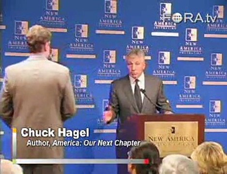 Chuck Hagel on Building Bipartisan Foreign Policy