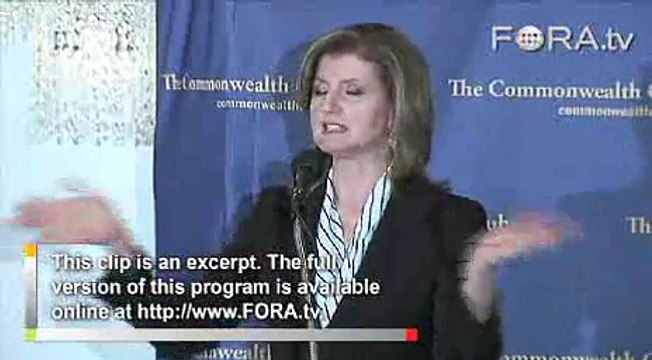 Arianna Huffington Bashes the Mainstream Media
