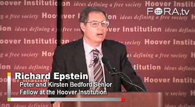 Richard Epstein on Politics and Private Property