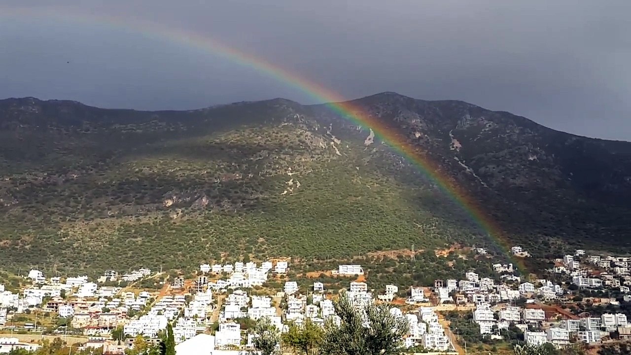 Kalkan /kaş gökkuşağı (kalkan city rainbow)