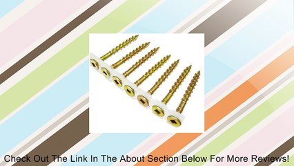 Download Video: B&C Eagle CS8X2YZ No 2 Square Drive 1000-Count 8 by 2-Inch Yellow Zinc Collated Subfloor Screws Review