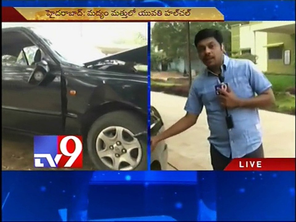 Drunk lady driver rams car onto vehicles, injures 3