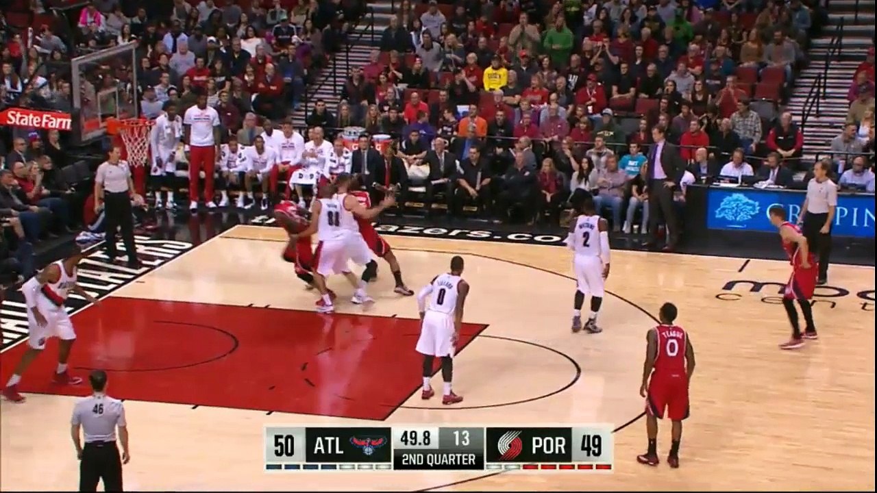 Nico Batum 16 points face aux Hawks