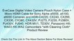 EveCase Digital Video Camera Pouch Nylon Case + Micro HDMI Cable for Sony Alpha a5000, a5100, a6000 Cameras and HDR-CX220, CX240, CX290, CX330, CX380, CX430V, PJ275, PJ230, PJ380V, PJ430V, PJ540, HDR-MV1, TD30V, Panasonic HX-WA03 HX-WA2 Camcorders *with C