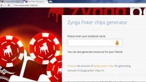 Free Zynga Poker Chips 2015 NEW   Updated