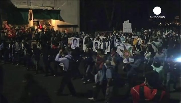 Mexique : manifestation des proches des 43 étudiants disparus