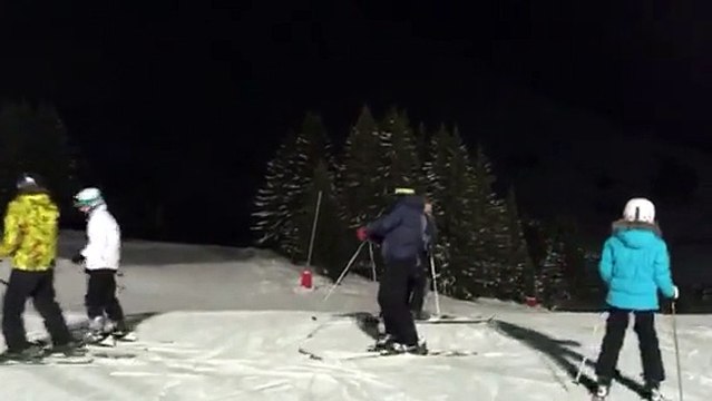 Vidéo ski de nuit (Manigod)