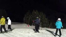 Vidéo ski de nuit (Manigod)