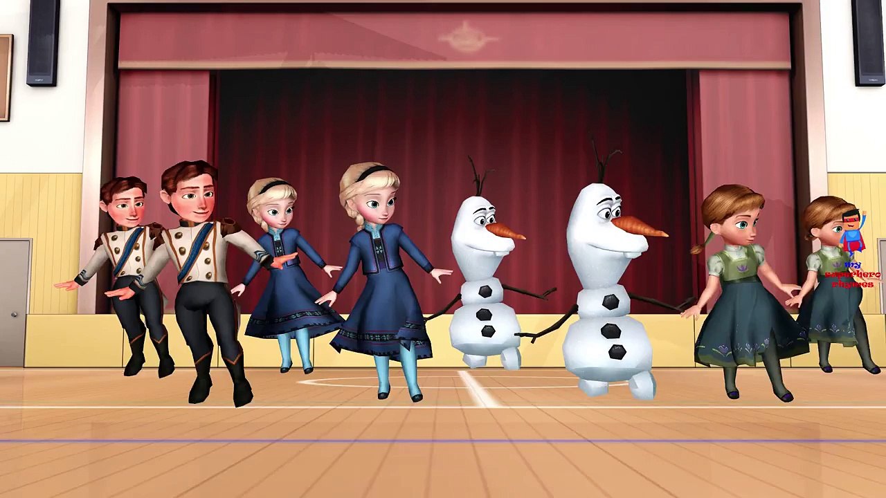 Frozen Elsa Kristoff Ten Little Indians Nursery Rhyme | Ten Little Indians Children Nursery Rhymes