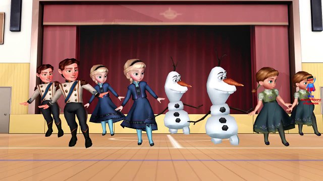 Frozen Elsa Kristoff Ten Little Indians Nursery Rhyme | Ten Little Indians Children Nursery Rhymes
