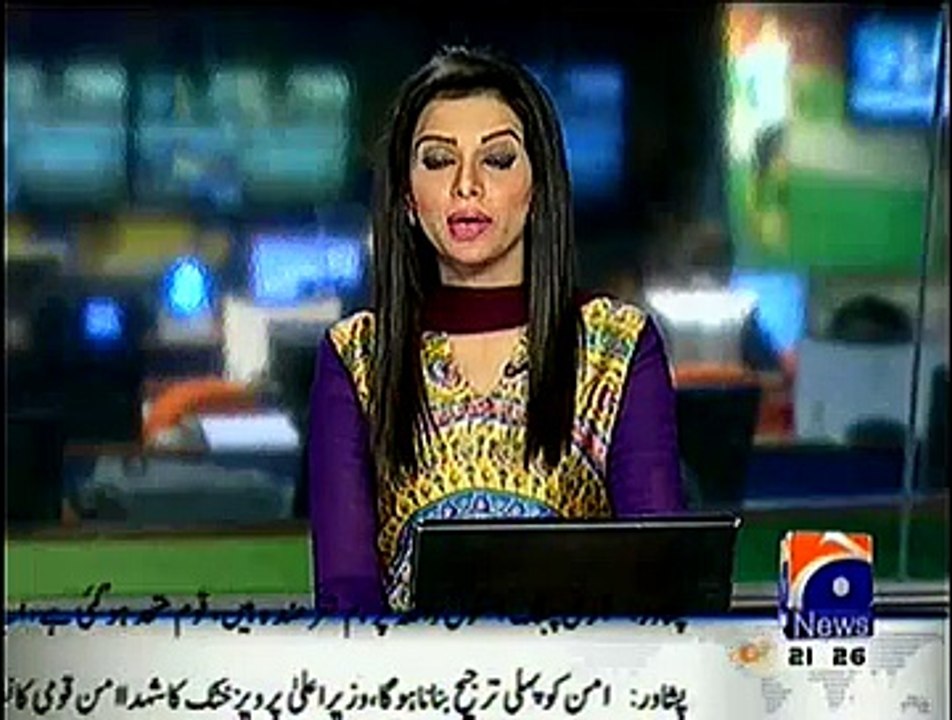 Geo News 9pm Bulletin ~ 1st January 2015 - Live Pak News