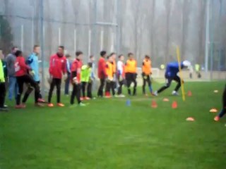 Prise de balle par mathieu