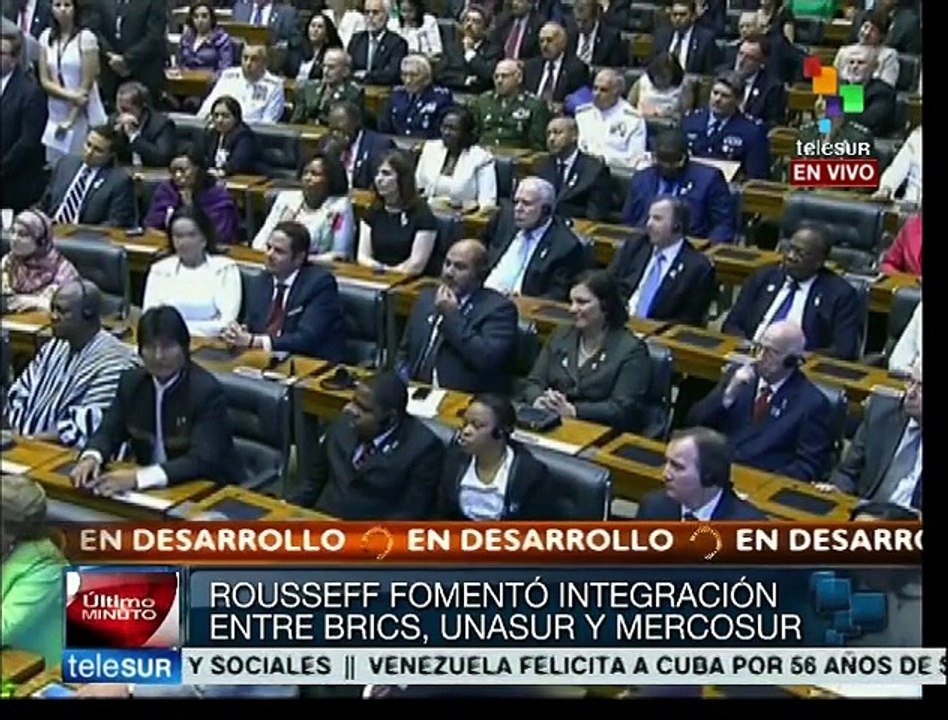 Brasil fortalecerá integración en Mercosur, UNASUR y CELAC: Rousseff