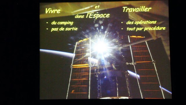 Conference de Jean-Francois Clervoy - Voyage dans l'Espace (2ème partie)