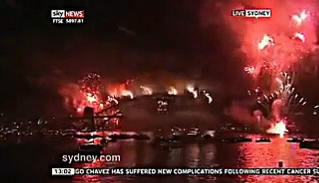 2015 Sydney Midnight Fireworks New Year Celebrations