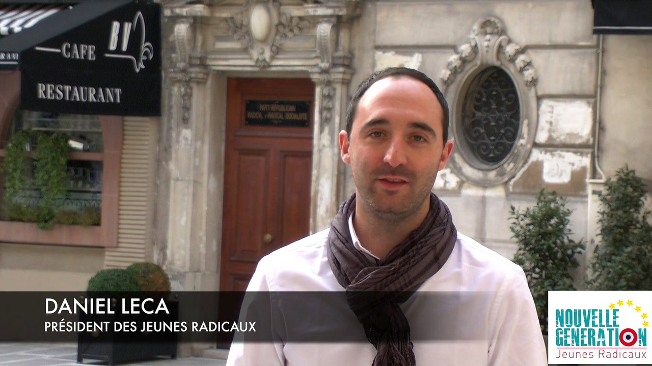 Voeux 2015 - Daniel LECA, Président des Jeunes Radicaux
