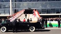 Dilma Rousseff sobe a rampa do Planalto para a posse. Assista!