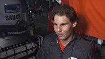 Rafael Nadal visits MAPFRE team in Abu Dhabi. (Interview in English)