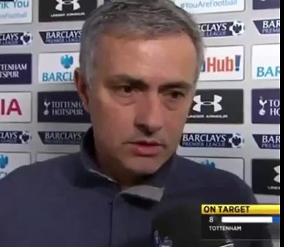 Tottenham hotspur vs Chelsea 5-3 Jose Mourinho Referee